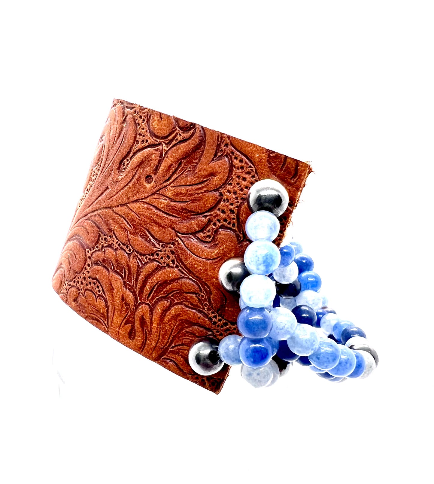 Mackie with Adventurine and Navajo Pearls