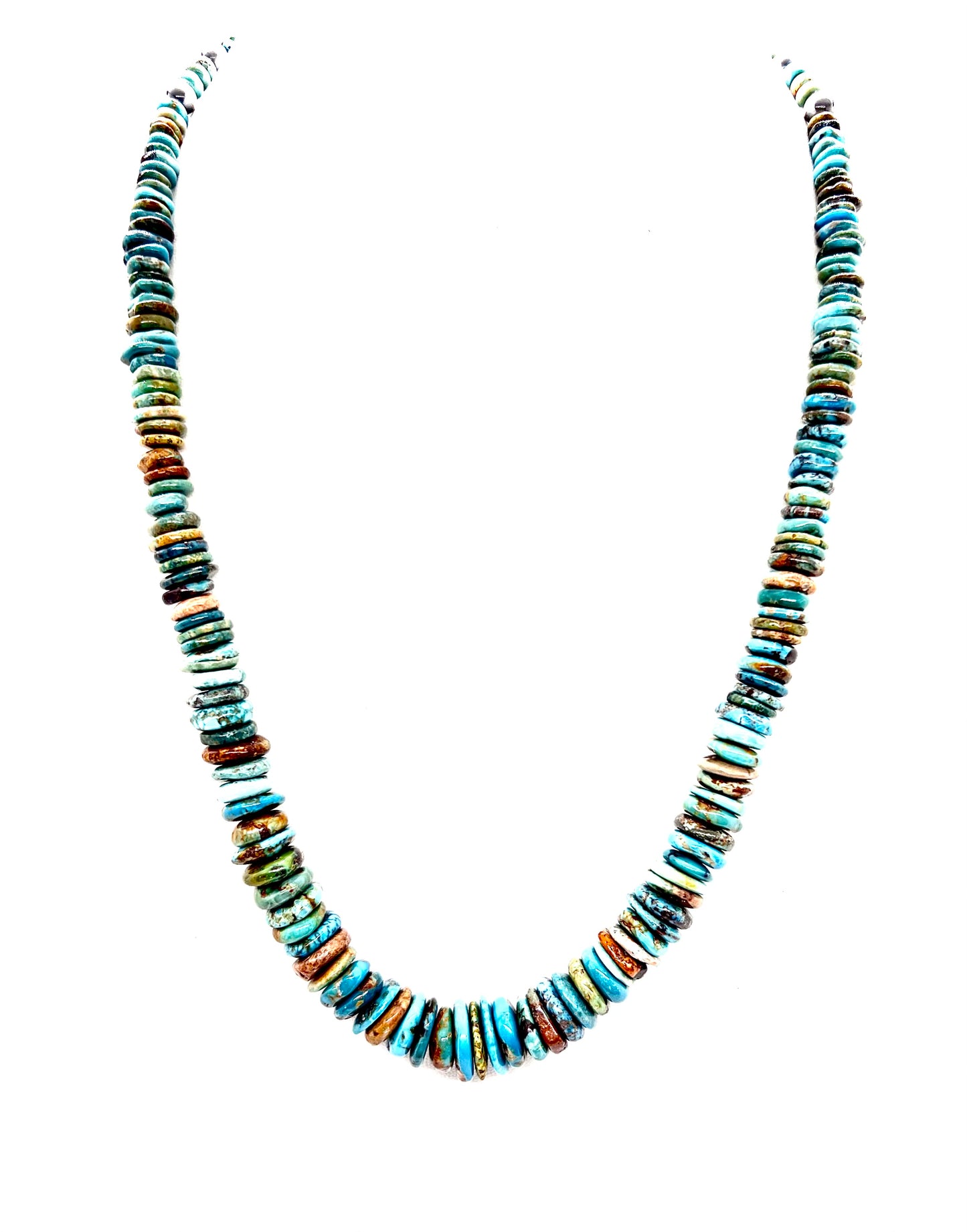 Petunia with Turquoise and Navajo Pearls