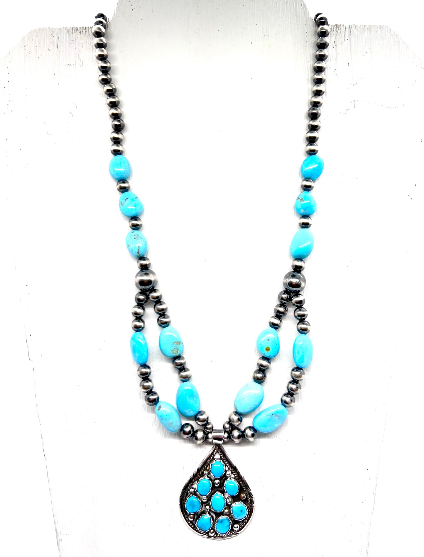 Bailey with Turquoise and Navajo Pearls