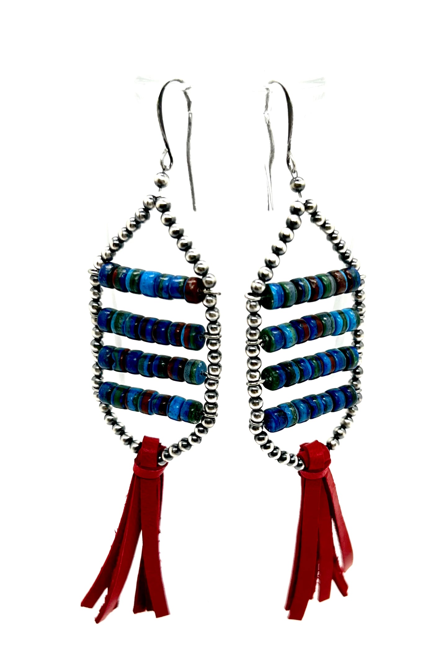 Mythos with Rainbow Calcilica and Navajo Pearls