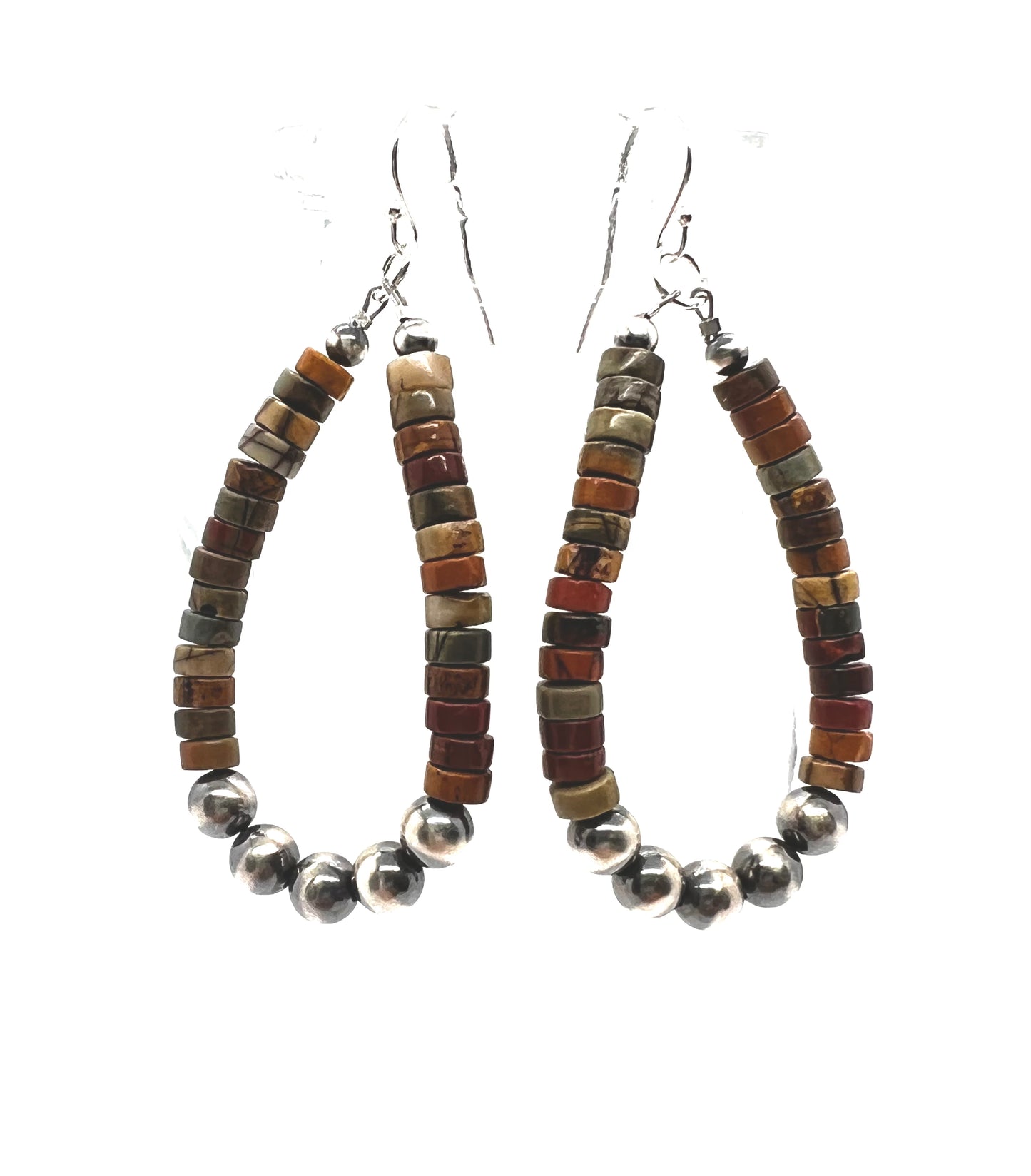 Bonnie with Red Creek Jasper and Navajo Pearls