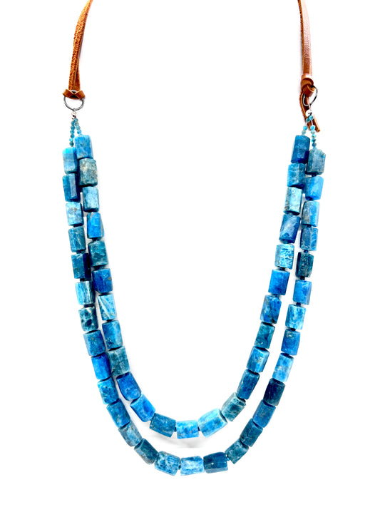Spotless Necklace with Apatite
