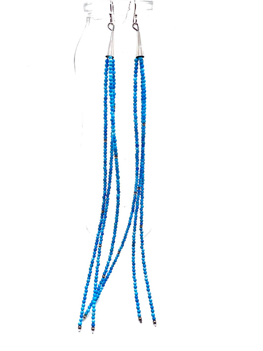 Blue Turquoise Earrings