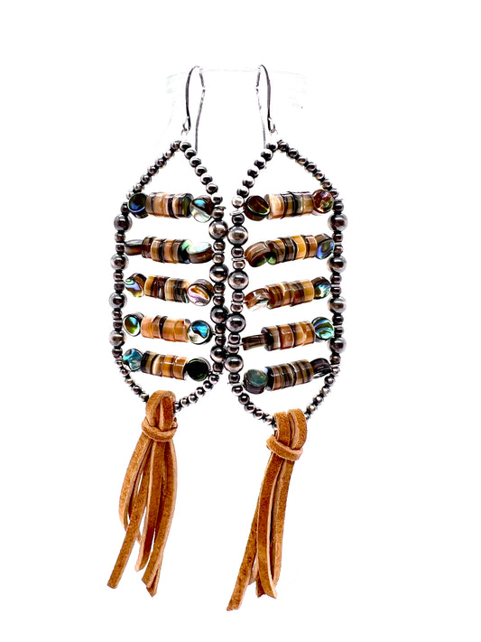 Mythos with Abalone and Navajo Pearls