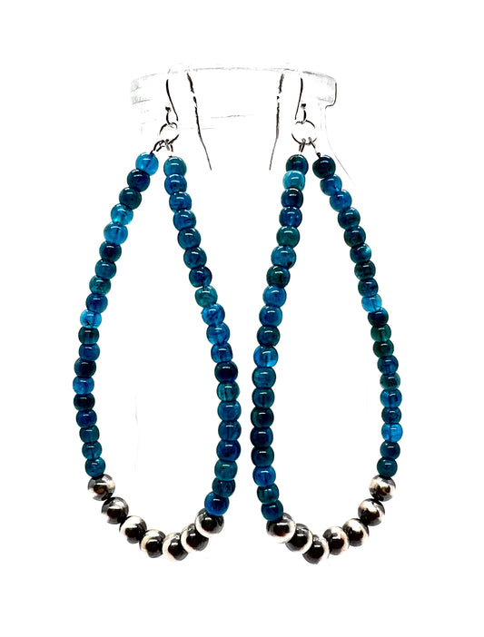 Quinnie with Apatite and Navajo Pearls
