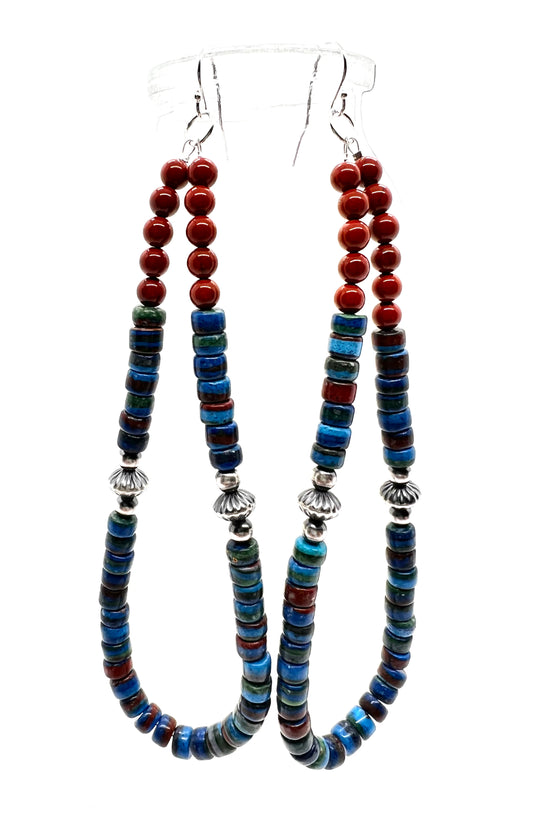 Vogue with Rainbow Calcilica and Red Jasper