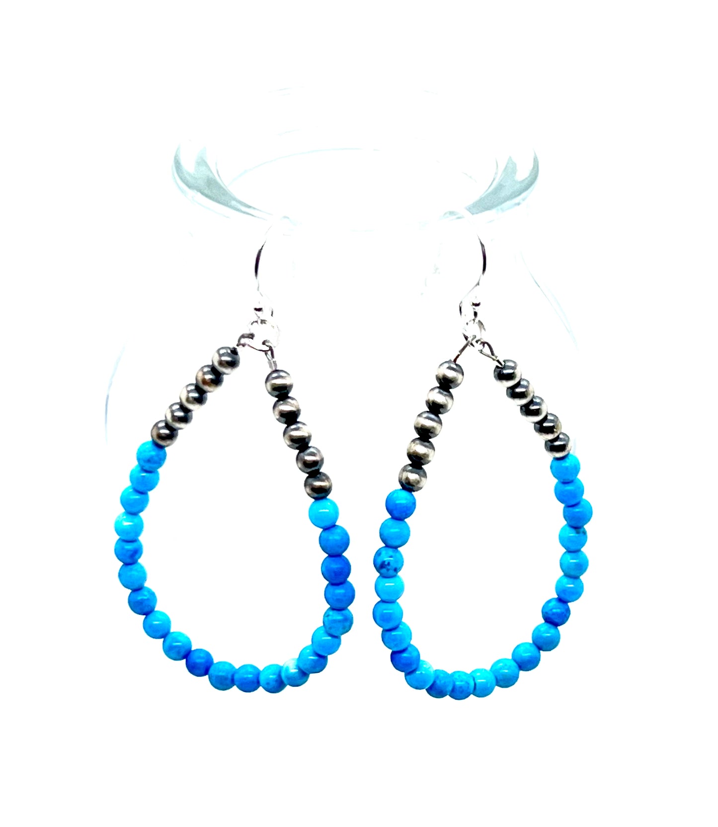 Bonnie with Turquoise and Navajo Pearls
