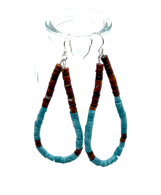 Quinnie with Turquoise and Petrified Wood