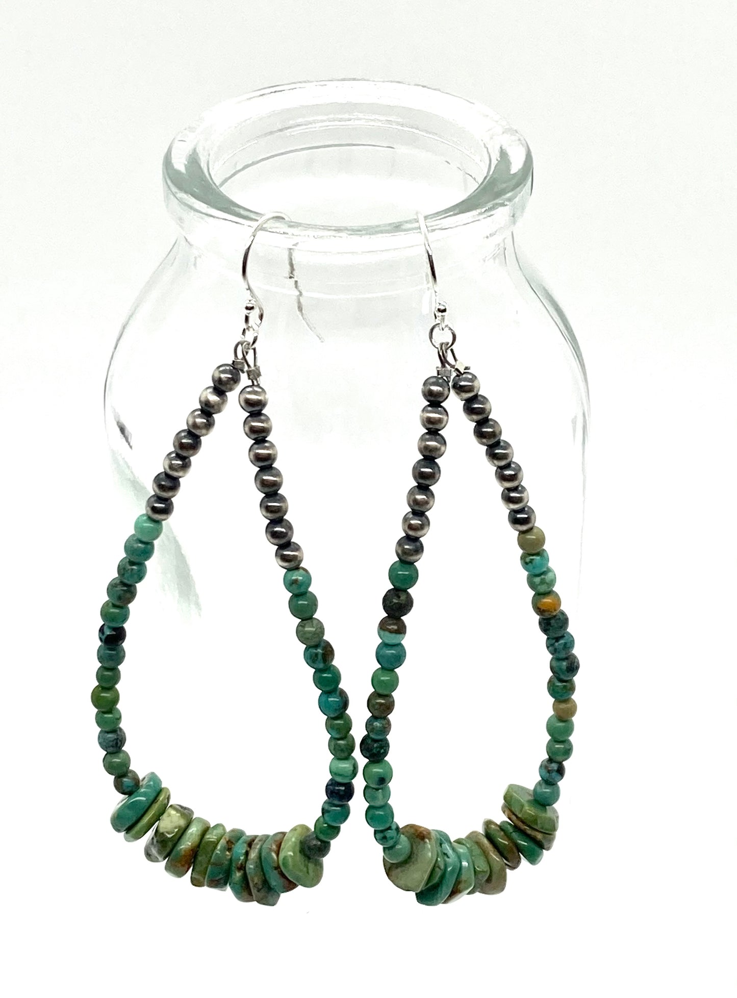 Quinnie with Natural Turquoise and Navajo Pearls